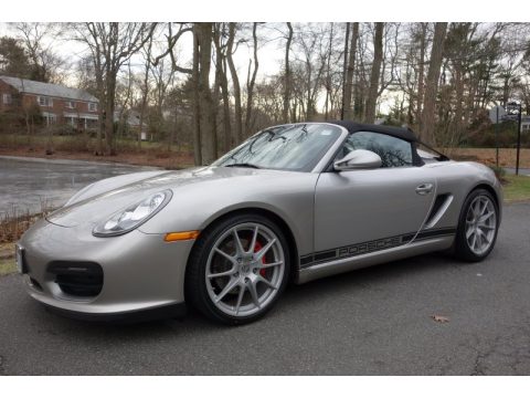 Platinum Silver Metallic Porsche Boxster Spyder. Click to enlarge. Platinum Silver Metallic Porsche Boxster Spyder. Click to enlarge.