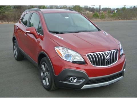 Ruby Red Metallic Buick Encore Leather.  Click to enlarge.