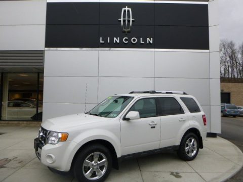 White Suede Ford Escape Limited V6 4WD. Click to enlarge. White Suede Ford Escape Limited V6 4WD. Click to enlarge.