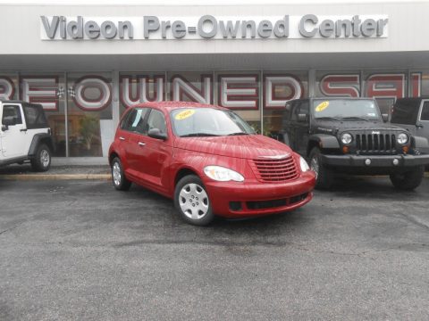 Inferno Red Crystal Pearl Chrysler PT Cruiser LX.  Click to enlarge.
