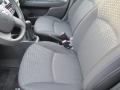  2014 Mitsubishi Mirage Black Interior #11