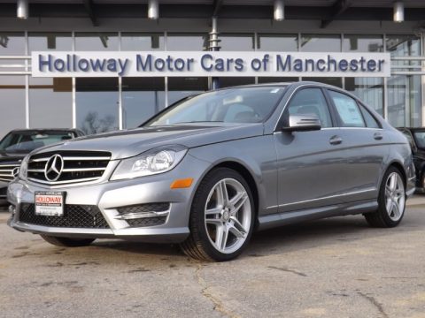 Palladium Silver Metallic Mercedes-Benz C 300 4Matic Sport.  Click to enlarge.