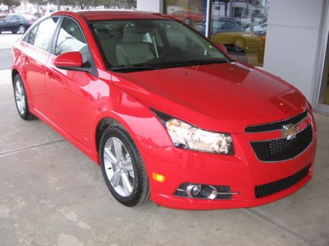 Red Hot Chevrolet Cruze LT.  Click to enlarge.