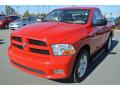 Front 3/4 View of 2012 Dodge Ram 1500 Express Regular Cab #1
