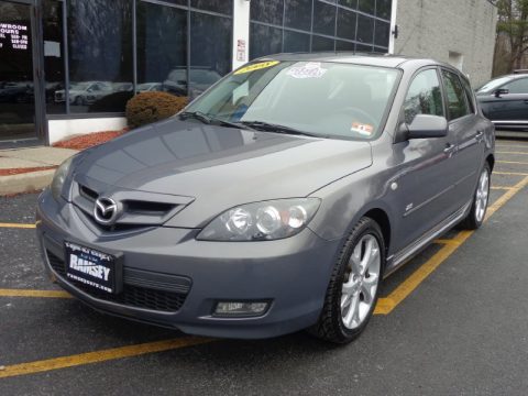 Galaxy Gray Mica Mazda MAZDA3 s Touring Hatchback.  Click to enlarge.