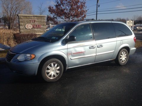 Butane Blue Pearl Chrysler Town & Country Touring.  Click to enlarge.