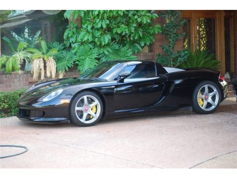 Black Porsche Carrera GT .  Click to enlarge.