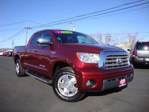 Salsa Red Pearl Toyota Tundra Limited Double Cab.  Click to enlarge.