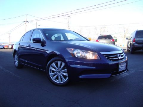 Royal Blue Pearl Honda Accord EX-L Sedan.  Click to enlarge.