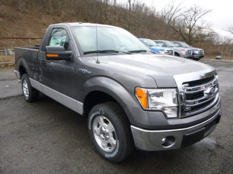 Sterling Grey Ford F150 XL Regular Cab.  Click to enlarge.
