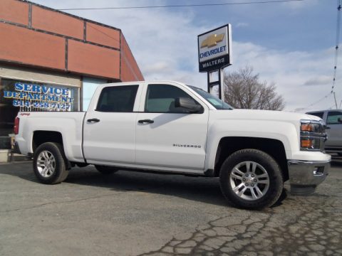 Summit White Chevrolet Silverado 1500 LT Crew Cab 4x4. Click to enlarge. Summit White Chevrolet Silverado 1500 LT Crew Cab 4x4. Click to enlarge.