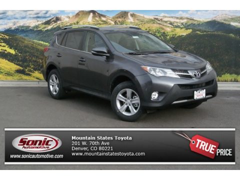 Magnetic Gray Metallic Toyota RAV4 XLE AWD.  Click to enlarge.