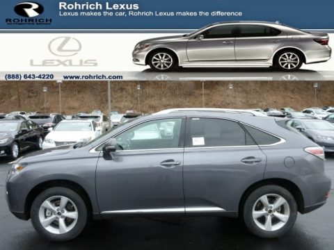 Nebula Gray Pearl Lexus RX 350 AWD.  Click to enlarge.