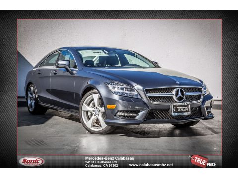 Steel Gray Metallic Mercedes-Benz CLS 550 Coupe.  Click to enlarge.