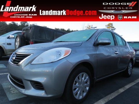 Magnetic Gray Nissan Versa 1.6 SV Sedan.  Click to enlarge.