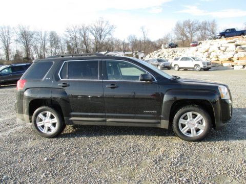 Carbon Black Metallic GMC Terrain SLT AWD.  Click to enlarge.