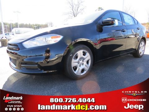 Pitch Black Dodge Dart SE.  Click to enlarge.