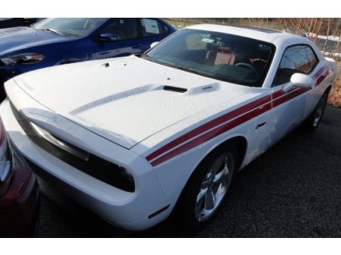 Bright White Dodge Challenger R/T Classic.  Click to enlarge.