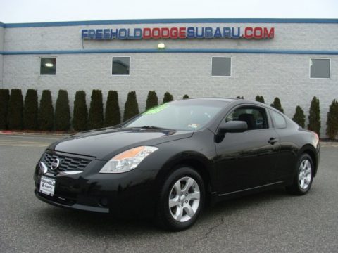 Super Black Nissan Altima 2.5 S Coupe.  Click to enlarge.