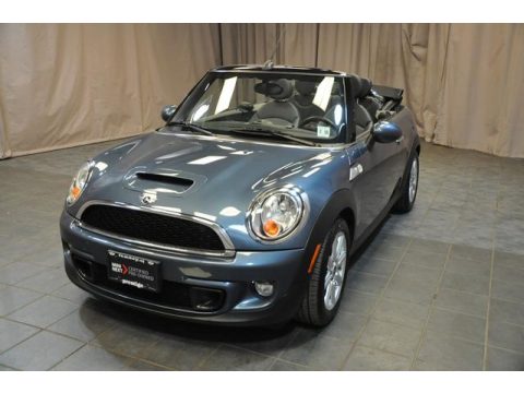 Horizon Blue Metallic Mini Cooper S Convertible.  Click to enlarge.