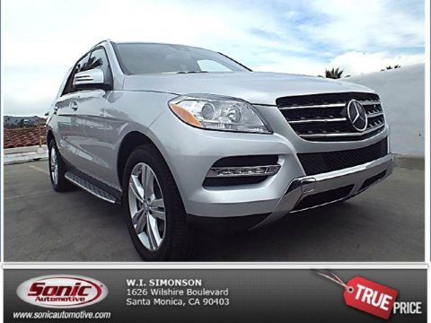 Iridium Silver Metallic Mercedes-Benz ML 350.  Click to enlarge.