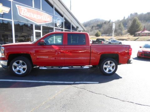 Victory Red Chevrolet Silverado 1500 LT Crew Cab 4x4.  Click to enlarge.
