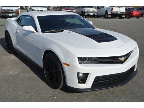 Summit White Chevrolet Camaro ZL1 Coupe.  Click to enlarge.