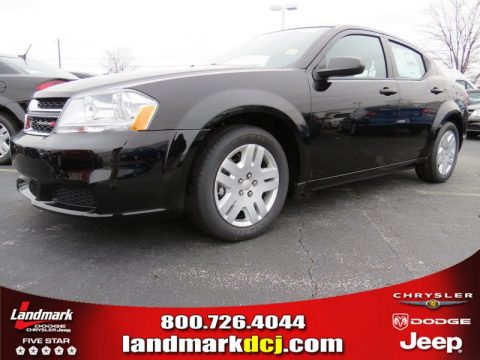 Black Clear Coat Dodge Avenger SE.  Click to enlarge.