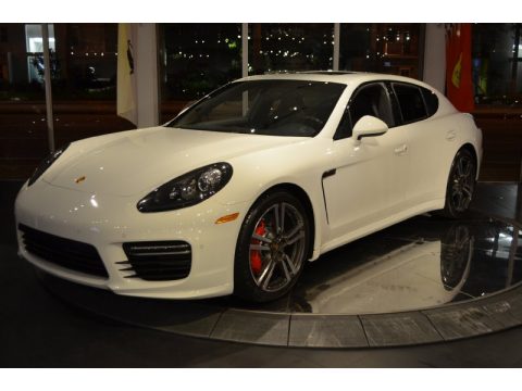 White Porsche Panamera GTS.  Click to enlarge.