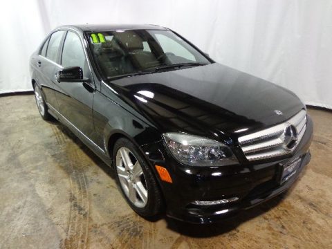 Black Mercedes-Benz C 300 Sport 4Matic.  Click to enlarge.
