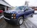 Front 3/4 View of 2014 Chevrolet Silverado 1500 WT Regular Cab 4x4 #4