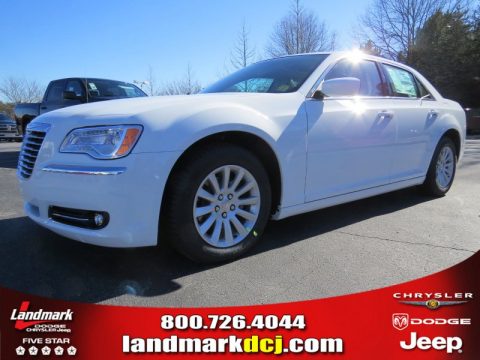 Bright White Chrysler 300 .  Click to enlarge.