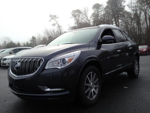 Atlantis Blue Metallic Buick Enclave Leather.  Click to enlarge.