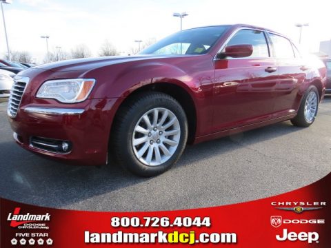 Deep Cherry Red Crystal Pearl Chrysler 300 .  Click to enlarge.