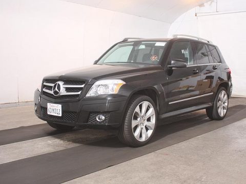 Black Mercedes-Benz GLK 350.  Click to enlarge.