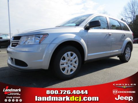 Bright Silver Metallic Dodge Journey Amercian Value Package.  Click to enlarge.