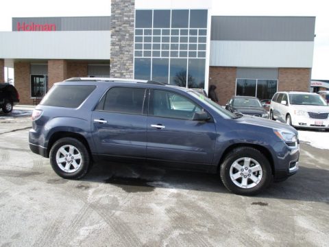 Atlantis Blue Metallic GMC Acadia SLE AWD. Click to enlarge. Atlantis Blue Metallic GMC Acadia SLE AWD. Click to enlarge.