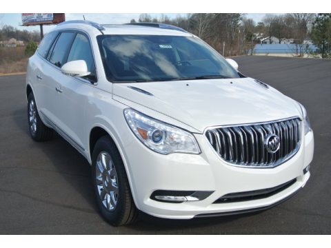 White Opal Buick Enclave Leather AWD.  Click to enlarge.