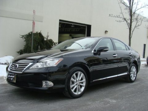 Obsidian Black Lexus ES 350.  Click to enlarge.