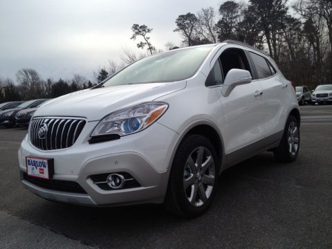White Pearl Tricoat Buick Encore Premium AWD.  Click to enlarge.