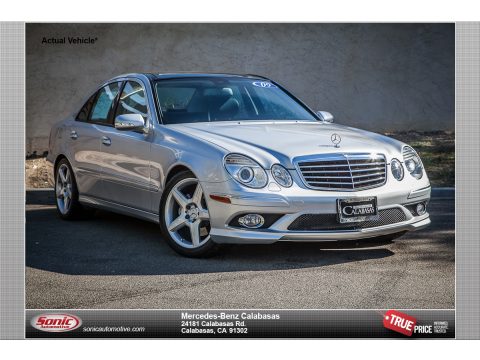 Iridium Silver Metallic Mercedes-Benz E 350 Sedan.  Click to enlarge.