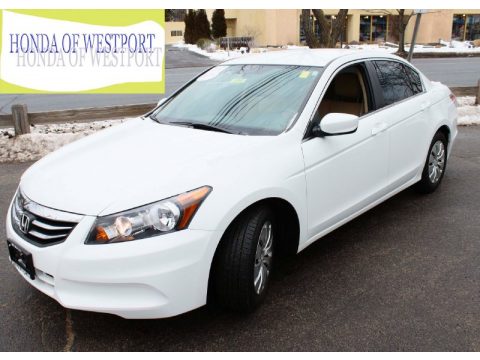 Taffeta White Honda Accord LX Sedan.  Click to enlarge.