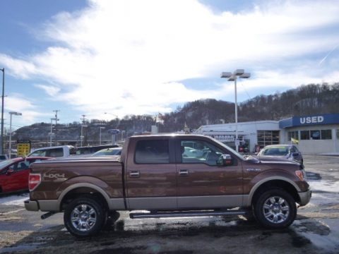 Golden Bronze Metallic Ford F150 Lariat SuperCrew 4x4.  Click to enlarge.
