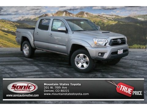 Silver Sky Metallic Toyota Tacoma V6 TRD Sport Double Cab 4x4.  Click to enlarge.