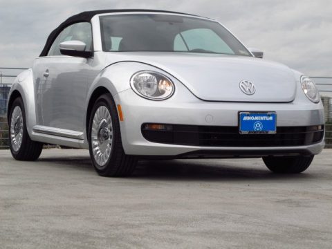 Reflex Silver Metallic Volkswagen Beetle 2.5L Convertible. Click to enlarge. Reflex Silver Metallic Volkswagen Beetle 2.5L Convertible. Click to enlarge.