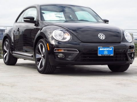 Deep Black Pearl Metallic Volkswagen Beetle R-Line.  Click to enlarge.