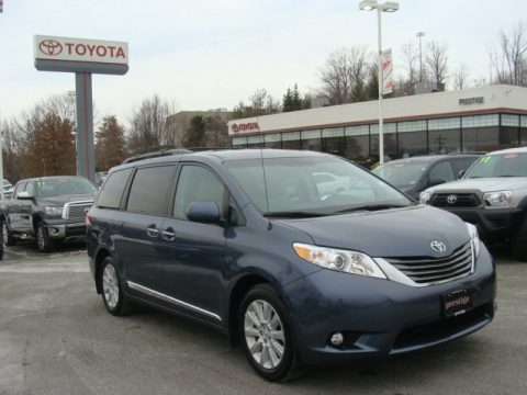 Shoreline Blue Pearl Toyota Sienna XLE AWD.  Click to enlarge. Shoreline Blue Pearl Toyota Sienna XLE AWD.  Click to enlarge.