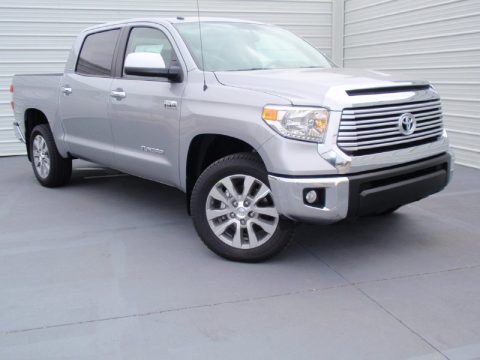 Silver Sky Metallic Toyota Tundra Limited Crewmax 4x4.  Click to enlarge.