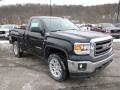 Front 3/4 View of 2014 GMC Sierra 1500 SLE Regular Cab 4x4 #3