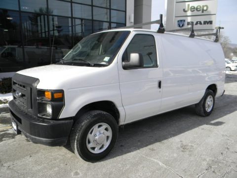 Oxford White Ford E Series Van E150 Commercial.  Click to enlarge.